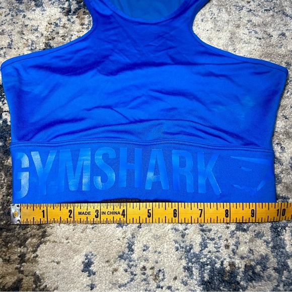 Gymshark Serene Blue Racerback Sports Bra Size Medium - Picture 8 of 8
